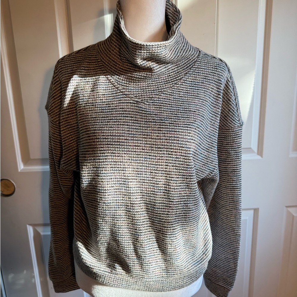 Madewell Multicolor Cowl Neck Sweater